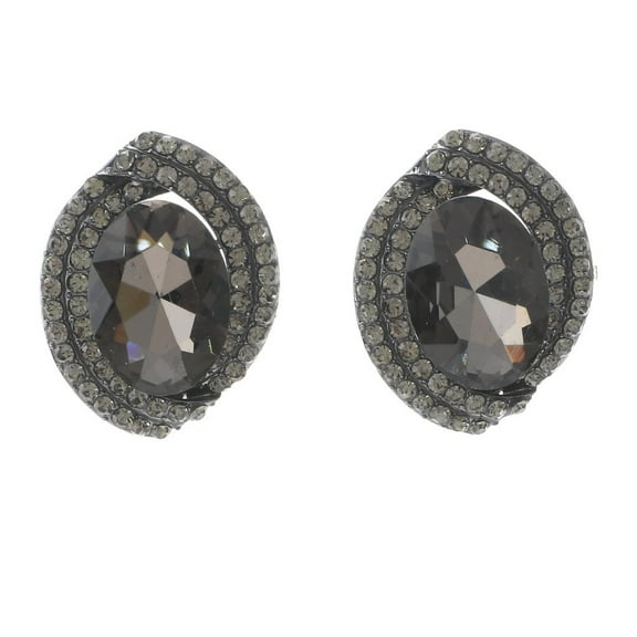 Crystal Clip-On Earrings