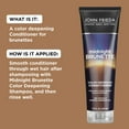thumbnail image 4 of John Frieda Midnight Brunette Visibly Deeper Color Deepening Conditioner, Brunette Hair, 8.3 oz, 4 of 8