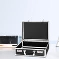 thumbnail image 3 of Estuche de aleación de aluminio Estuche de herramientas portátil Maletines rígidos Organizador de maletas grandes para el hogar para hombres Equipo de L, 3 of 7