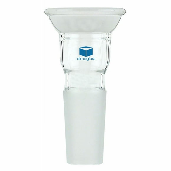 DIMA GLASS® Adapter, Connecting, Combination 35/20 Top Socket Joint, 24/40 Bottom Inner Joint