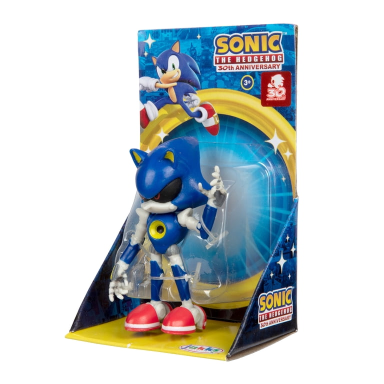 Sonic 3+ Hedgehog Action Figure - 2.5 Modern Metal Sonic Toy