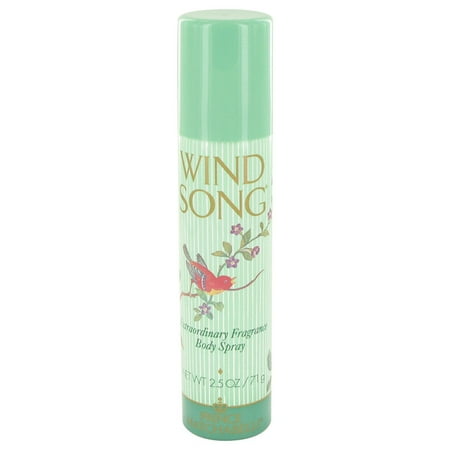 (2 Pack) Prince Matchabelli WIND SONG Deodorant Spray for Women 2.5