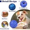 thumbnail image 2 of Juguetes interactivos para perros con pelota para perros medianos, alivio de la ansiedad, juguetes para perros pequeños para limpieza de dientes de perros, juguetes para perros al aire libre, los mej JAMW  Sencillez, 2 of 5