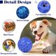 thumbnail image 2 of Juguetes interactivos para perros con pelota para perros medianos, alivio de la ansiedad, juguetes para perros pequeños para limpieza de dientes de perros, juguetes para perros al aire libre, los mej JAMW  Sencillez, 2 of 5