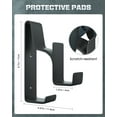 thumbnail image 2 of MoKo Game Controller Holder, Dual Gamepad & Headsets Wall Mount Stand for Xbox One, PS4, PS5, Switch Game Accessories, Black, 2 of 8