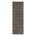 thumbnail image 3 of Unique Loom Athens Collection Area Rug - Greek Key (2' x 6' 1" Runner Black/Beige), 3 of 7