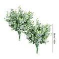 thumbnail image 3 of PEIBang 2Pcs Artificial Plants Faux Greenery Branches,Green Leaves Long Stems,Fake Plants for Floral Arrangement Vase Filler Wedding Office Home Decor, 3 of 6