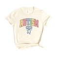 thumbnail image 3 of Checkered Autism Mama Shirt for Women Colorful Autistic Support Tee Natural Shirt Adult Medium, 3 of 4