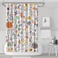 thumbnail image 1 of Rideaux de Douche Rustiques Automne Ferme Récolte Rustique, Rideau de Bain Réutilisable avec Crochets Tissu Polyester Basique Rideaux de Salle de Bain pour Jour de l'Action de Grâce Fête d'Automne Décoration Maison, 1 of 5