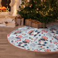 thumbnail image 5 of Sikiie I Love USA Nativity Christmas Tree Skirt, Jesus Christian Winter Holiday Tree Mat Decoration(30-48IN)30", 5 of 6