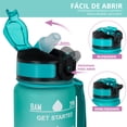 thumbnail image 4 of Botella de agua Onof BAP-1L 1 Litro Botella Deportiva Celeste Rosa, 4 of 5