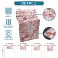 thumbnail image 6 of Nautical Coastal Table Runner 70 Inches, Summer Sea Coral Starfish Underwater Red Bed Runner Dresser Scarves Tabletop for Indoor Outdoor Parties/Ceremony/Banquet, 13" x 70", 6 of 9