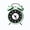 Green, variant on syligr Round Alarm Clock for Bedroom Desk Nightstand, Loud Ring Twin Bell, Battery Operated Vintage Analog Clock for Office Dorm Living Room Kitchen, Bedside Bell Alarm for Home Decor Guest Room
