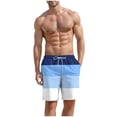 thumbnail image 4 of KPOPLK Mens Swim Trunks 5" Quick Dry Stretch Swim Shorts Mesh Lining Bathing Suits Swimwear Beach Shorts with Pockets(Blue,S), 4 of 9