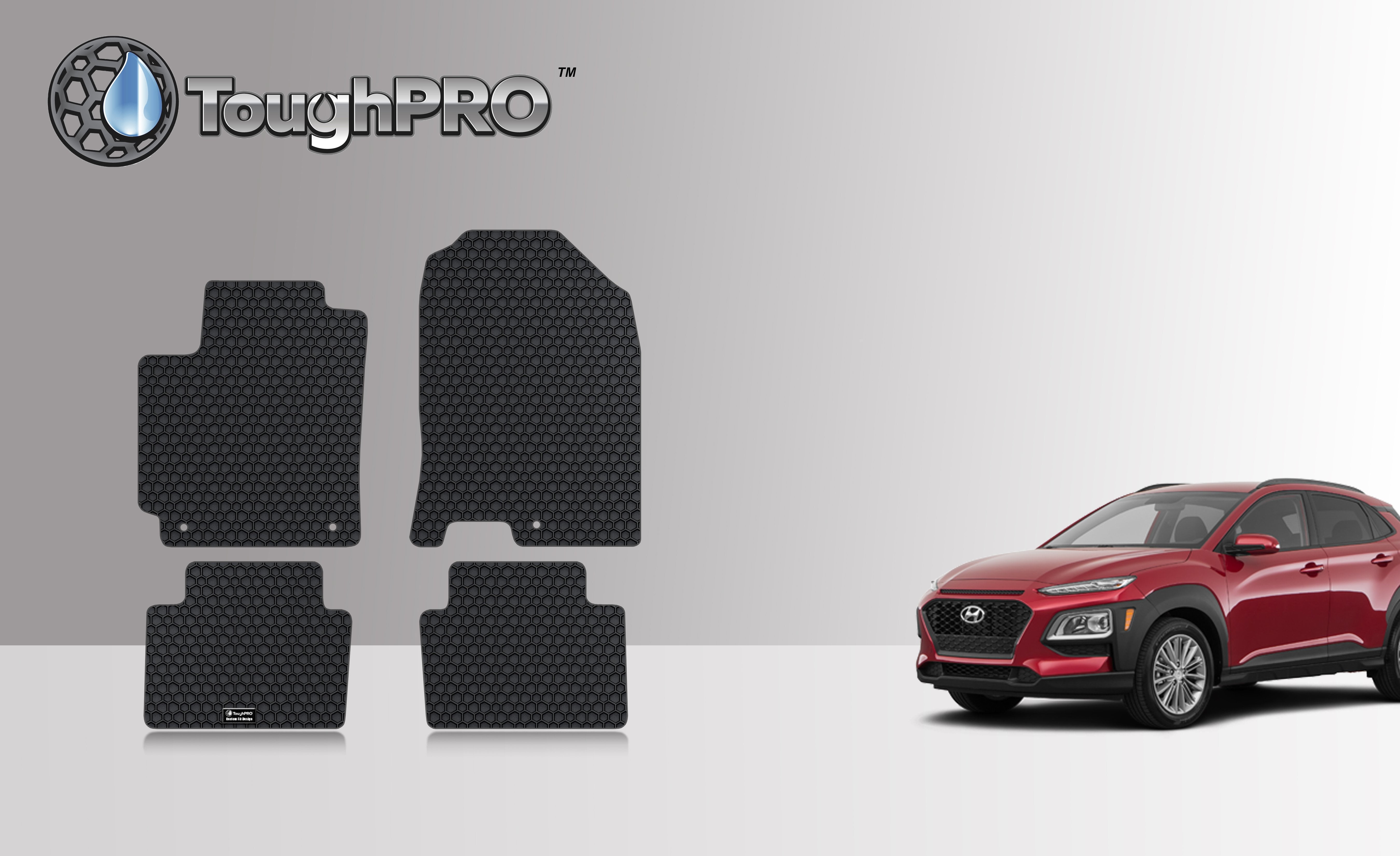 ToughPRO Floor Mat Accessories 1st & 2nd Row Mats Compatible with 2020