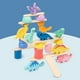 thumbnail image 2 of Juego de bloques apilables de dinosaurios de madera | Juguete educativo de clasificación Montessori | 7 Formas de Dinosaurios + 7 Bloques Geométricos + 8 Tablones | Pintura segura a base de agua |, 2 of 4