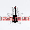 thumbnail image 2 of CafePress - I CRAWL THE LINE Infant Bodysuit - Baby Light Bodysuit, Size Newborn - 24 Months, 2 of 4