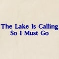 thumbnail image 2 of CafePress - The Lake Is Calling So I Must Go Tote Bag - Unisex Canvas Tote Bag, Beige, 1-Piece, 2 of 6