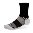 thumbnail image 1 of Calcetines Swiftwick MAXUS Mid-Crew para golf y running negros talla mediana, 1 of 6