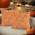 thumbnail image 6 of Emotion Fall Pumpkins Decorative Pillow Cover 18x20" Set, Beige Soft Plush Faux Fur Wool Farmhouse Throw Cushion Cases for Autumn Thanksgiving Holiday Home Decorations, 6 of 6