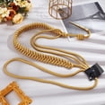 thumbnail image 4 of Golden Aiguillettes Cord Army Shoulder Aiguillette Wire Cord Traditional Multi Strand Shoulder Badge Cord with 1 Cone Charm for DIY Unifor DIY m Cosplay Costume DIY Clothes Decoration, 4 of 9