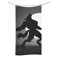 thumbnail image 2 of MKHERT Werewolf Howling Bath Towel Hand Towel Shower Towel Washcloth 30x56 inch, 2 of 3
