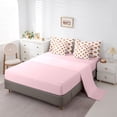 thumbnail image 5 of Erosebridal Cute Basketball Twin Bedding Sets for Kid, Pink Kawaii Bow Bedding Comforter Set, 7-Piece, 5 of 6