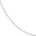 thumbnail image 4 of 14K White Gold Women's 22" 1.20mm Box Chain Necklace with 086 Gauge and Lobster Lock Quality Tag, 4 of 4