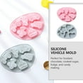 thumbnail image 6 of MUSEYA 2pcs Small Chocolates Mold Silicone Candy Making Baking Essential Grey, 6 of 7