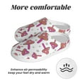 thumbnail image 6 of Kdxio Purple Mushroom Women's Men's Slippers Plush Slip-On House Slipper for Winter Indoor Soft Cushion Non-slip Fluffy Slides Slippers-46/47, 6 of 7
