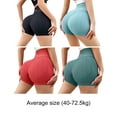 thumbnail image 2 of Women High Waisted Yoga Workout Shorts Butt Lifting Tummy Control Running Gym Athletic Shorts for Women Fitness Training Activewear, 2 of 4