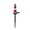Red, variant on Lypsnake Solar Lighthouse Pathway Stake Light, Nautical Themed Resin Garden Decor with Warm LED Glow, Waterproof Outdoor Landscape Light for Yard Patio Walkway Beach & Coastal Style Spaces