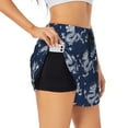 thumbnail image 2 of Disketp Dragon Print Women's Shorts Workout Shorts for Athletic Gym Running Shorts with Phone Pockets Medium, 2 of 8