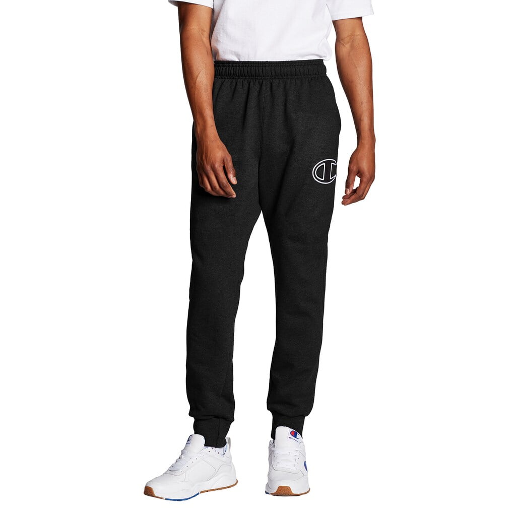 champion joggers black