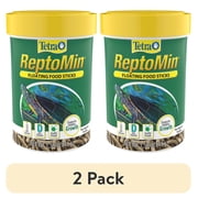 (2 pack) Tetra ReptoMin Floating Food Sticks, 1.59 ounces/45 grams, Soft Stick Food Formulated For Aquatic Turtles