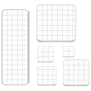 7 Pieces Clear Stamp Blocks, Acrylic Stamping Blocks Tools Set