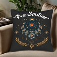 thumbnail image 5 of Set of 2 18x18in Throw Pillow Covers - Mystical Mandala Design with Celestial Patterns Perfect for Couch Bed or Car Decor, 5 of 8