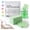 Green, variant on Floor Cleaning Tablets Multi-Surface Cleaner, Water Soluble Sheets for Hardwood Laminate Tile & Robot Vacuum