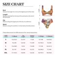 thumbnail image 4 of Honeii Not All Who Wander Are Lost Print Women’s Bikini Set,Two Piece Swimsuit Bathing Suits,Stylish High Elasticity Swimwear for Beach and Pool, 4 of 5