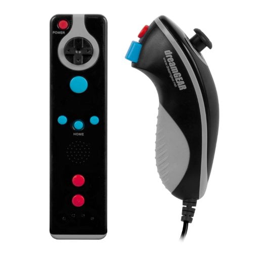 Wii Remote and Nunchuk Black