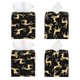 thumbnail image 2 of Balery Christmas Gold Deers Porta Pañuelos de Cuero con Estampado – Funda Moderna Cuadrada para Caja de Pañuelos, Dispensador 5x5x5'', 2 of 7