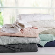 Levtex Home - 100% French Flax Linen Front/100% Cotton Back - King Quilt - French Flax Washed Linen - Cream - Quilt Size (106 x 92in.)