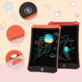 thumbnail image 5 of RaceGT 2 Pack LCD Writing Tablet, 8.5 inch Reusable Drawing Pad for Kids, Coloring Screen Doodle Board, Travel Essentials Activities Toy for 3 4 5 Years Old, Toddler Gift for Girls Boys, Red & Orange, 5 of 13
