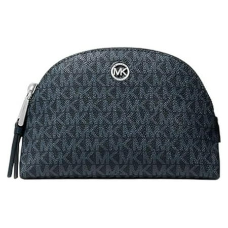 Michael Kors Heritage Large Logo Zip Pouch Admiral/Paleblue One Size