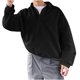 thumbnail image 2 of pstuiky Camisas de invierno de manga larga para hombre, Camisa con capucha de manga larga con solapa de color sólido informal para hombre. tops de invierno para hombre s, 2 of 8