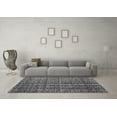 thumbnail image 3 of Ahgly Company Indoor Square Abstract Gray Modern Area Rugs, 3' Square, 3 of 4