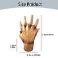 thumbnail image 4 of Clearance Desktop Ornament under $5,Hands Sculpture Lovers Clasped Hands Statue Abstract Hand Figurines Lovers Hands For Home Bedroom Living Room Garden Decoration, 4 of 6