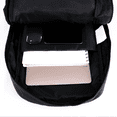 thumbnail image 2 of Mochila Basica negra - gris con candado - Hokins, 2 of 6