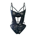 thumbnail image 2 of Gibobby Lencería mujer erótica Lenceria Extreme Sexy Dessous New Luxury Sexs Color Negro Mujeres Sexy Liguero Lencería Sex Bra and Panty Sets Lenceria Bragas(Marina, XXG), 2 of 5