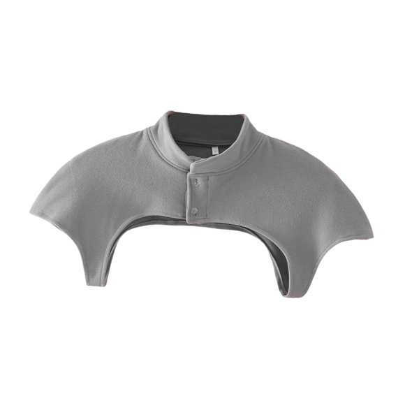 lionlar Fake Collar Winter Clothing Accessories Shoulder Support Brace for Men Girls Gray
